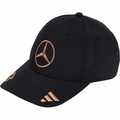 Black Racing Baseball Cap, Copper‑Gold Embroidered Adjustable Dad Hat for Sports Fans