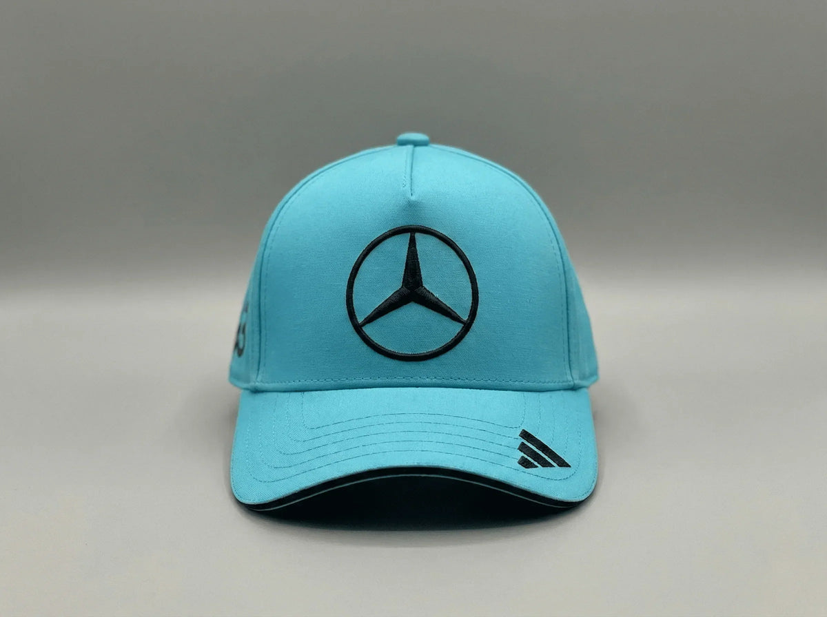 Mercedes AMG Petronas F1 2026 George Russell Team Hat Light Blue