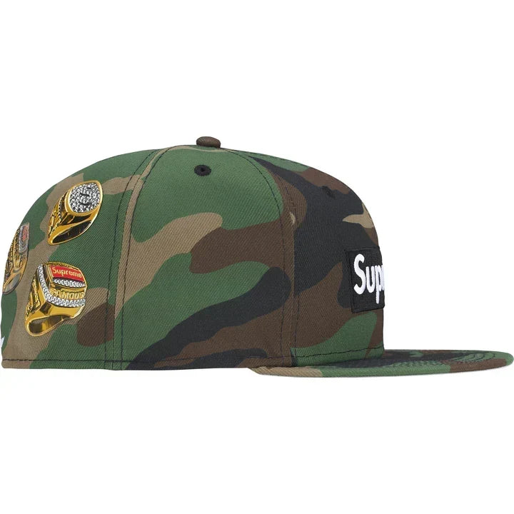 2026 Supreme Rings Box Logo New Era 'Woodland Camo'
